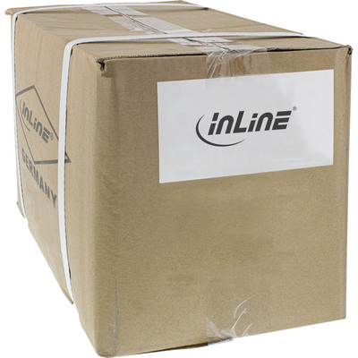 60er Bulk-Pack InLine® Netzkabel, Schutzkontakt gew. auf Kaltgerätest. C13, 0,5m (Produktbild 1)