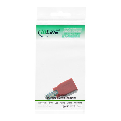 InLine® Crossover Adapter, RJ45 Buchse/Stecker, kurz (Produktbild 3)