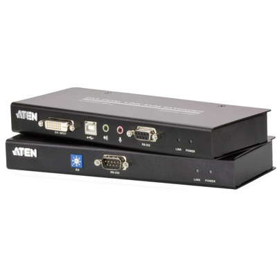 ATEN CE600 Konsolen-Extender, DVI Single Link, USB, RS232, mit Audio, max. 60m (Produktbild 1)