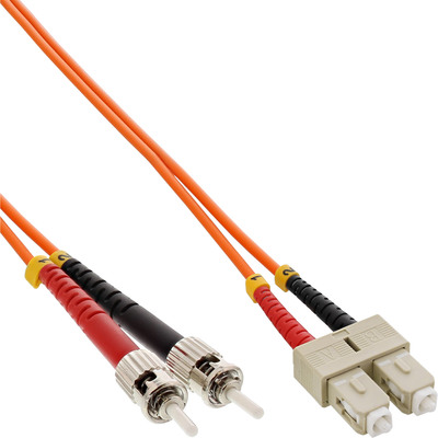 InLine® LWL Duplex Kabel, SC/ST, 50/125µm, OM2, 2m (Produktbild 1)