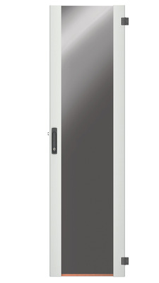 Tür für PRO 33HE, B=600, Glas, 1-teilig -- SH, RAL7035, PRO-TUR336G1.GR (Produktbild 1)