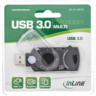 InLine® Mobile Card Reader USB 3.0, für SD/SDHC/SDXC, microSD  (Produktbild 5)