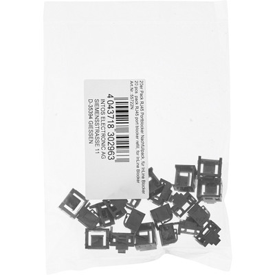 InLine® RJ45 Portblocker, 20 Blocker Nachfüllpack, schwarz (Produktbild 3)