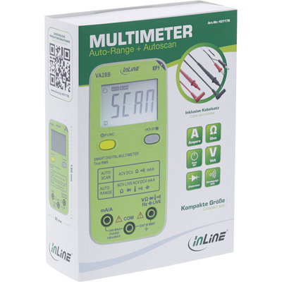 InLine® Multimeter mit Auto-Range und Autoscan, Pocketformat  (Produktbild 5)