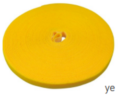 LTC ROLL STRAP Doppelseitige Klettbandrolle -- 25m gelb, LTC-PRO-1240 (Produktbild 1)