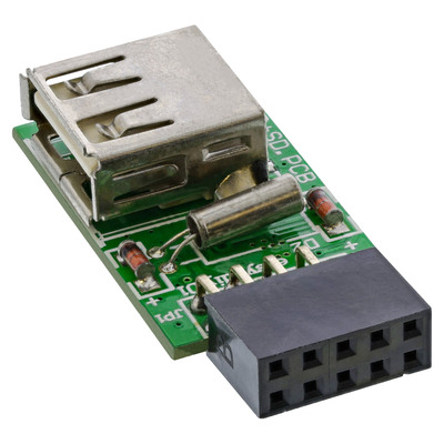 InLine® Card Reader, USB 2.0, intern, für MicroSD Karten (Produktbild 1)