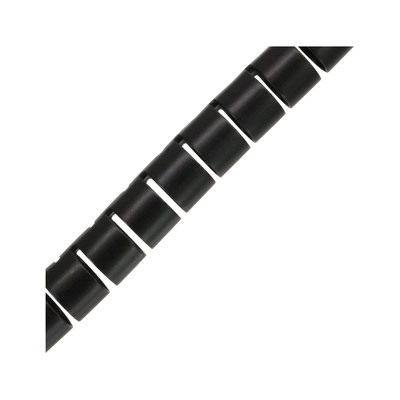 InLine® flexibler Kabelkanal/Kabelschlauch 10m, schwarz, 25mm (Produktbild 1)