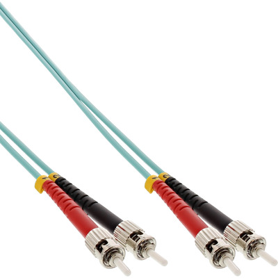 InLine® LWL Duplex Kabel, ST/ST, 50/125µm, OM3, 5m (Produktbild 1)