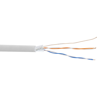 InLine® Telefon-Kabel 4-adrig, 2x2x0,6mm, zum Verlegen, 25m Ring (Produktbild 1)