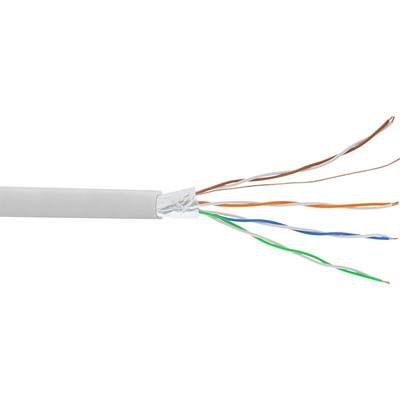 InLine® Telefon-Kabel 8-adrig, 4x2x0,6mm, zum Verlegen, 25m Ring (Produktbild 1)