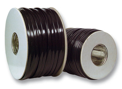 Modular-Flachkabel 8-adrig schwarz, Ring -- 500 m