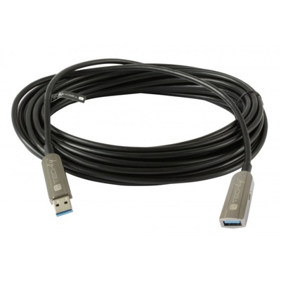 USB3.0 AOC Kabel, A-A, St-Bu.,Schwarz 30 -- m